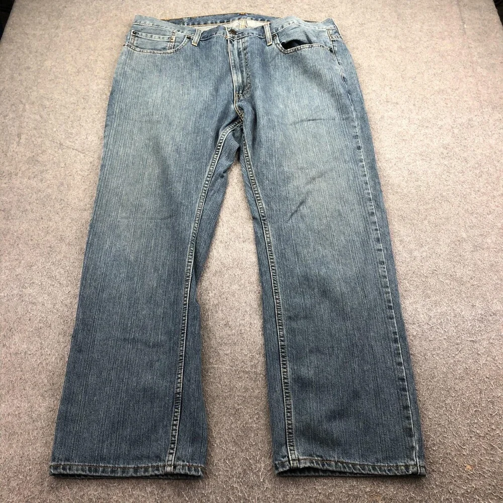 Levis 559 Jeans Mens 38x30 Blue Medium Wash Relaxed Straight Denim Pants Casual